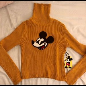 Mickey Mouse Turtle Neck Long Sleeve
